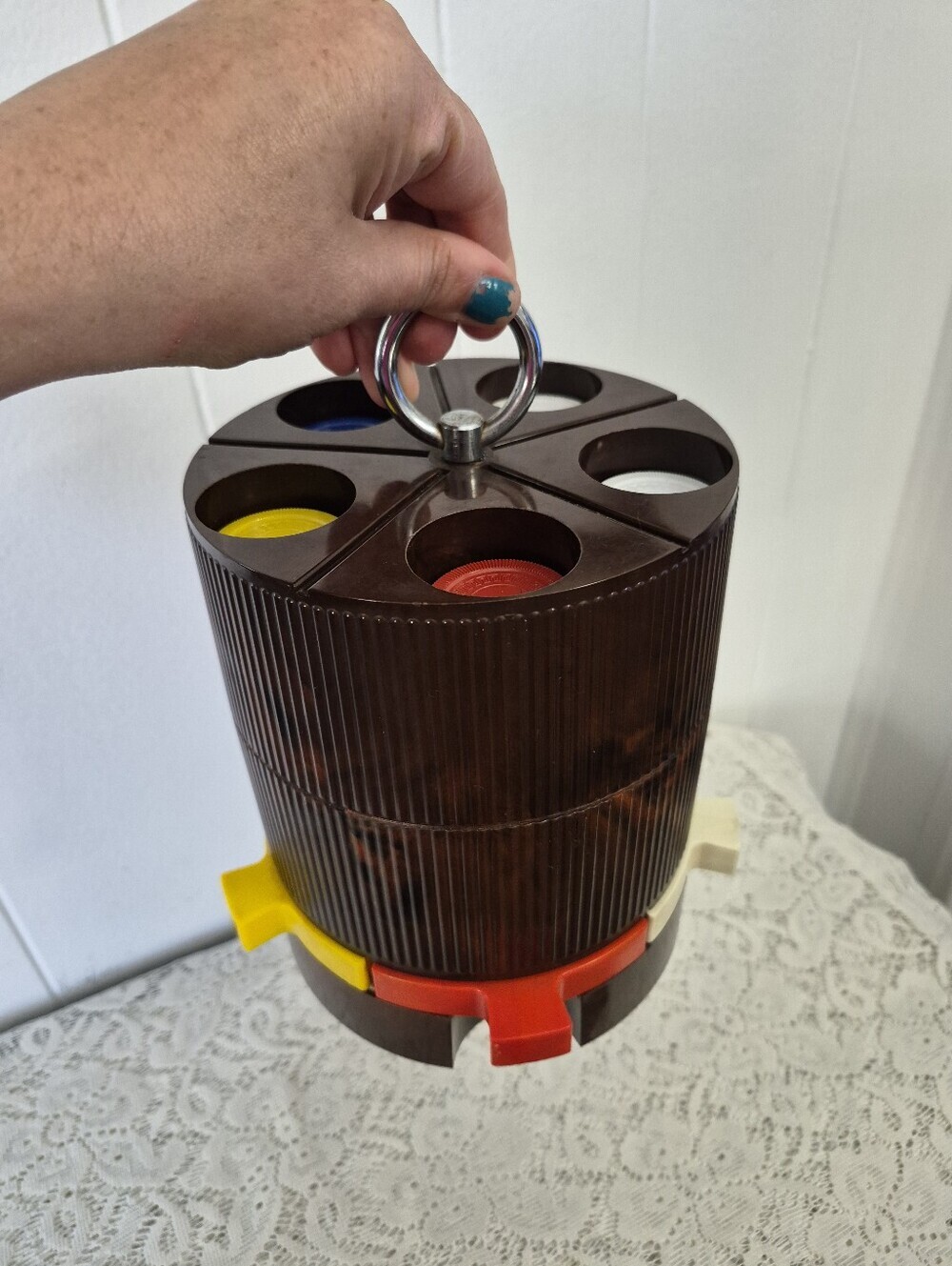 Vintage Poker Chip Dispenser - Picture 5 of 8